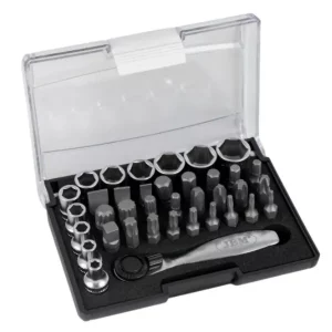 Estuche 38 piezas con carraca mini de 1/4' - JBM 52198