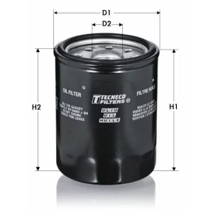 Filtro de aceite con equivalencia a MANN W6025, MAHLE OC1566, BOSH F026407209