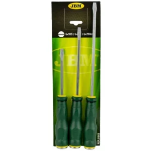 Juego de 3 destornilladores planos - JBM 51953