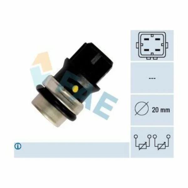 Medidas: 20 mm Aislante negro, punto amarillo