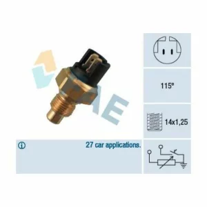 Medida de rosca 14x1,5 Temperatura: 115º Aislante negro