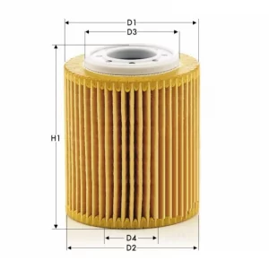 Filtro de aceite con equivalencia a MANN HU7032Z, Japanparts FOECO148