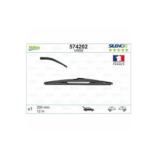 Escobilla limpiaparabrisas trasero